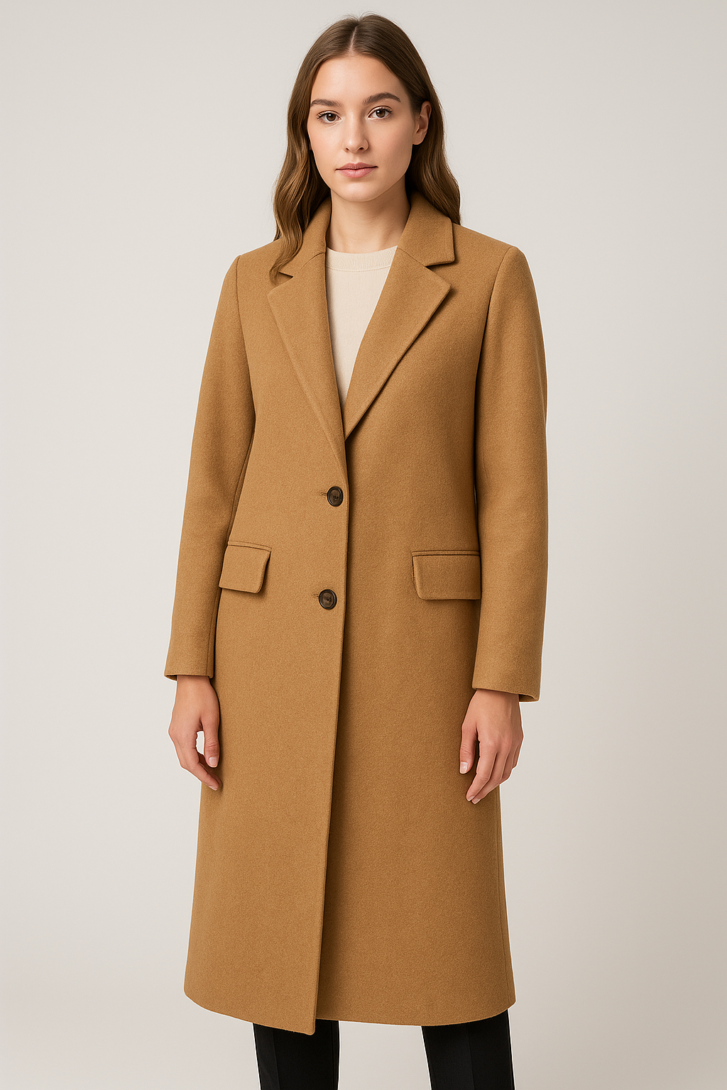 Evelyn | Wool-Blend Overcoat